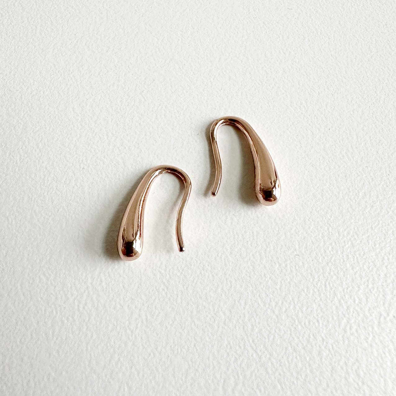 jullie drop earrings 18k rose gold plated sterling silver