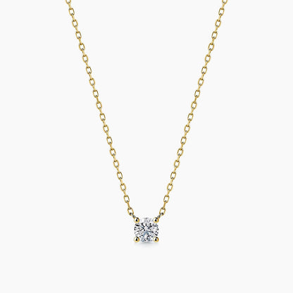 embrace 0.12ct diamond necklace in 18k gold 