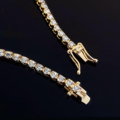 Disco 2.0ct Diamond Tennis Bracelet in 18K Gold