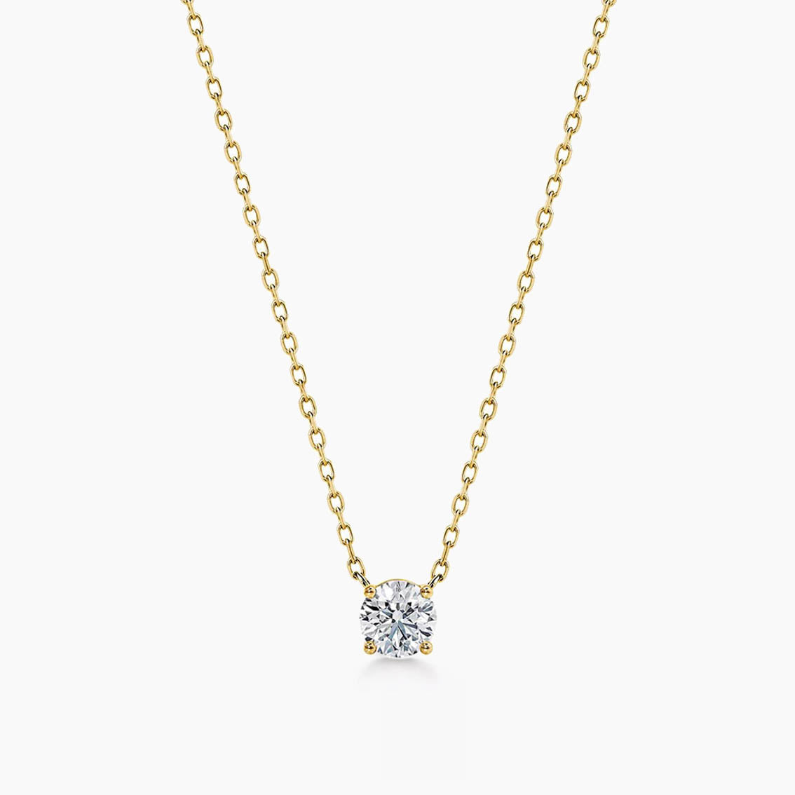 embrace 0.3ct diamond necklace in 18k gold