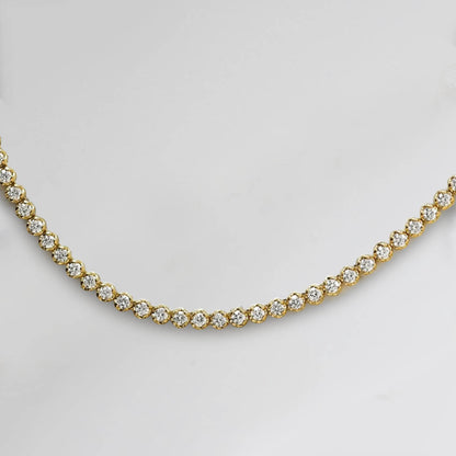 disco 3.0ct tennis bracelet 18k gold