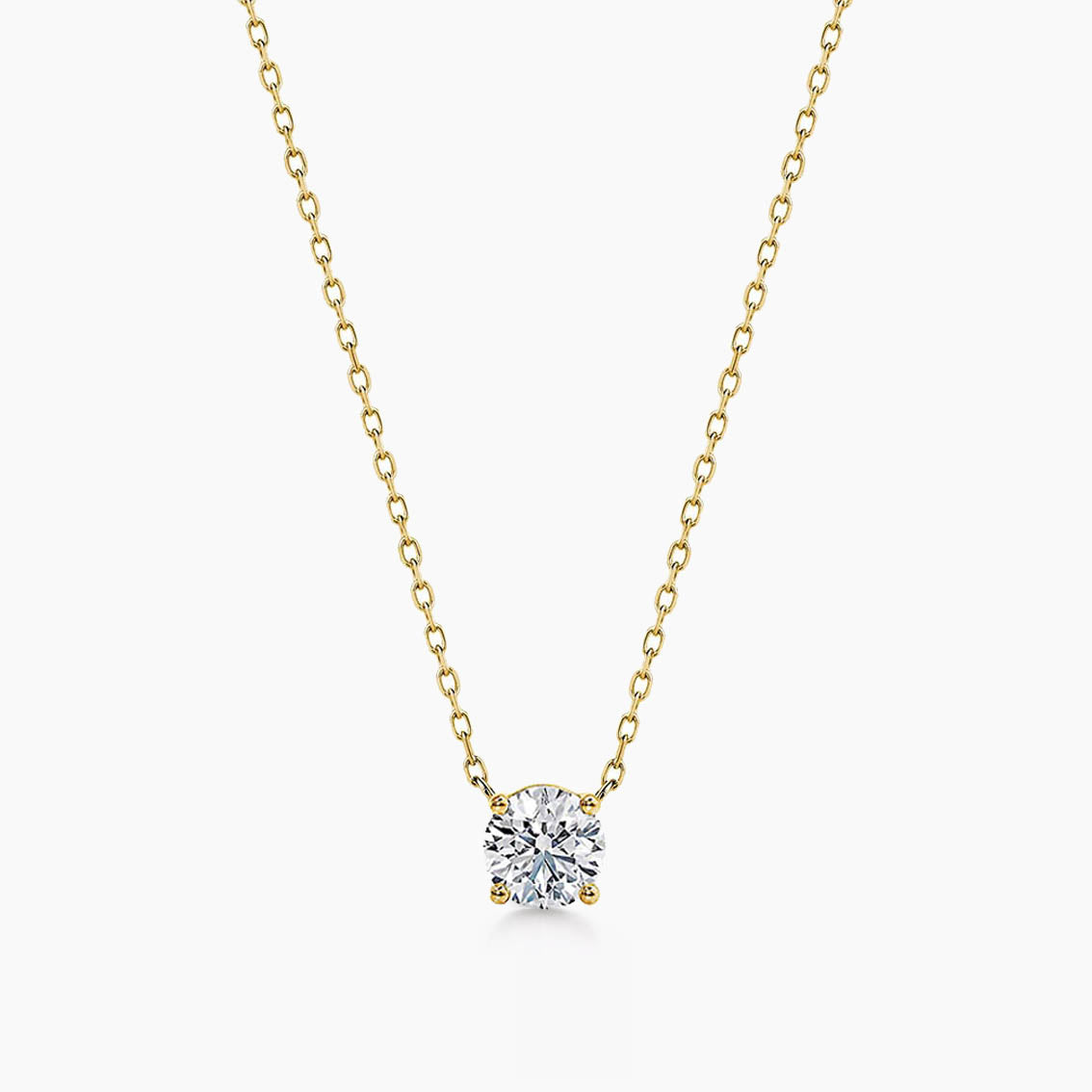 embrace 0.5ct diamond necklace in 18k gold