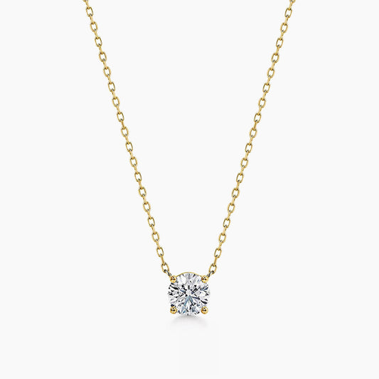 embrace 0.5ct diamond necklace in 18k gold