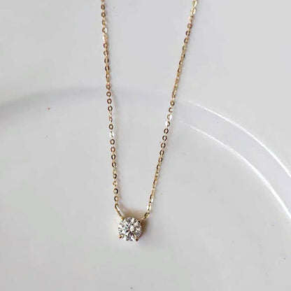 embrace 0.5ct diamond necklace in 18k gold