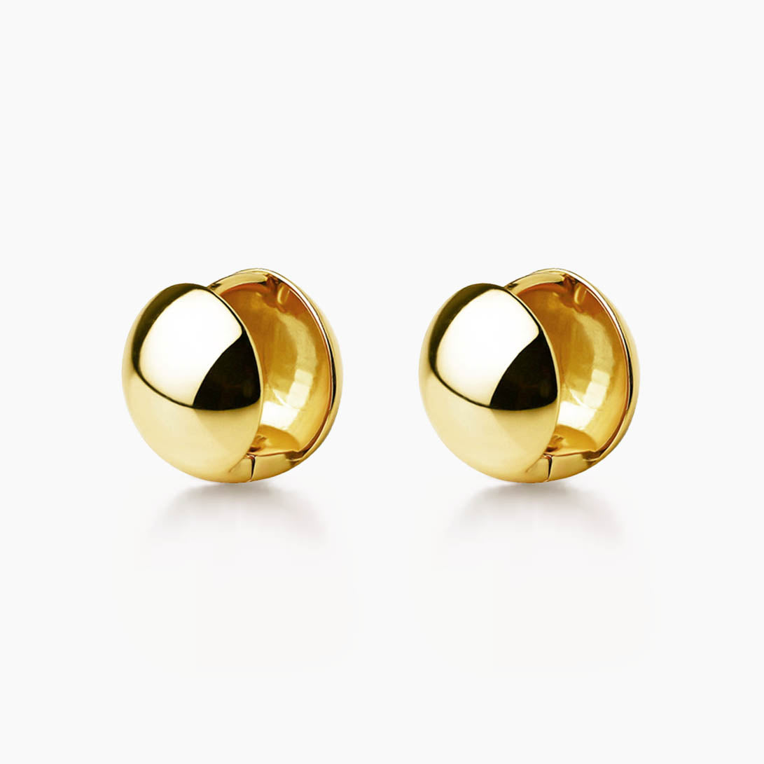 Jullie Ball Earrings in 18K Gold Plated Sterling Silver