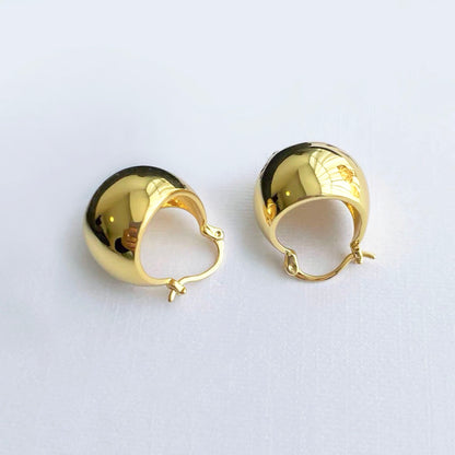 jullie big bll earrings in 18k gold plated sterling silver