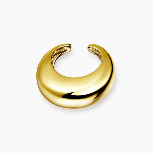 bold cuff earring in 18K gold plated silver