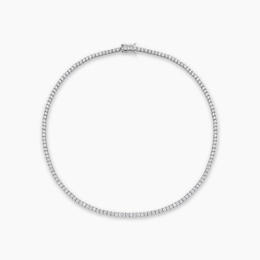 diamond 1ct tennis bracelet 18k white gold