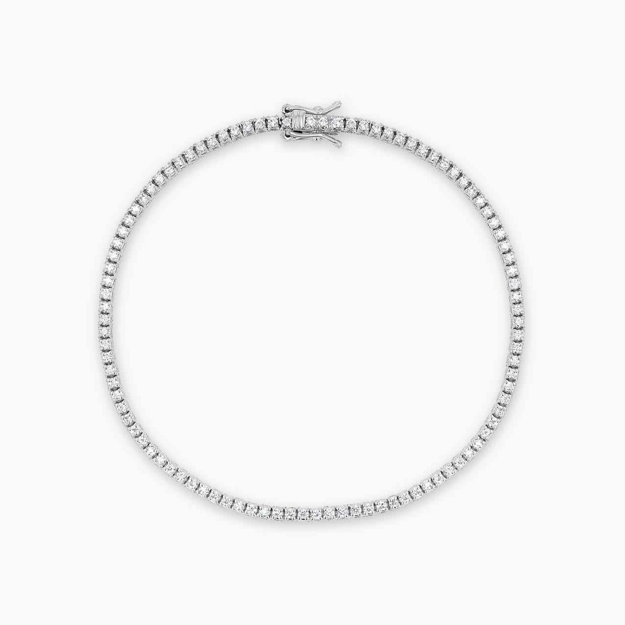 embrace 2ct diamond tennis bracelet 18k white gold