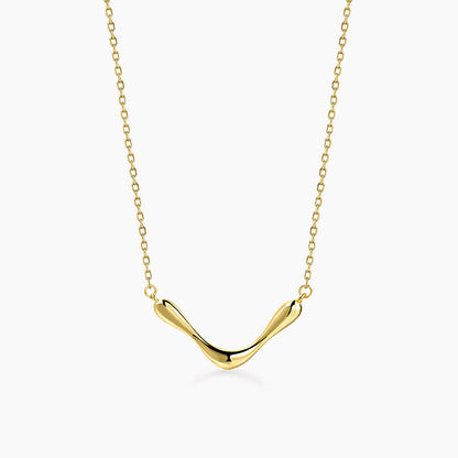 drop necklace 18k gold plated sterling silver