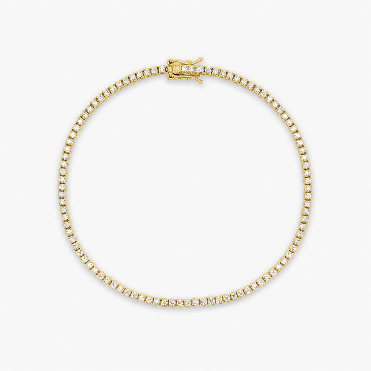 embrace 2ct diamond tennis bracelet in 18k