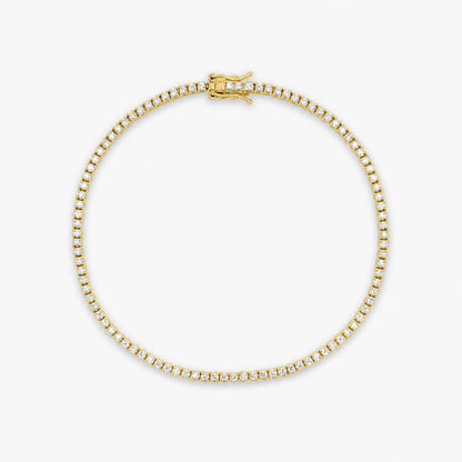 embrace 2ct diamond tennis bracelet in 18k