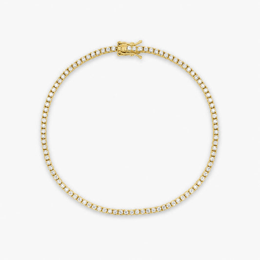 embrace 2ct diamond tennis bracelet in 18k