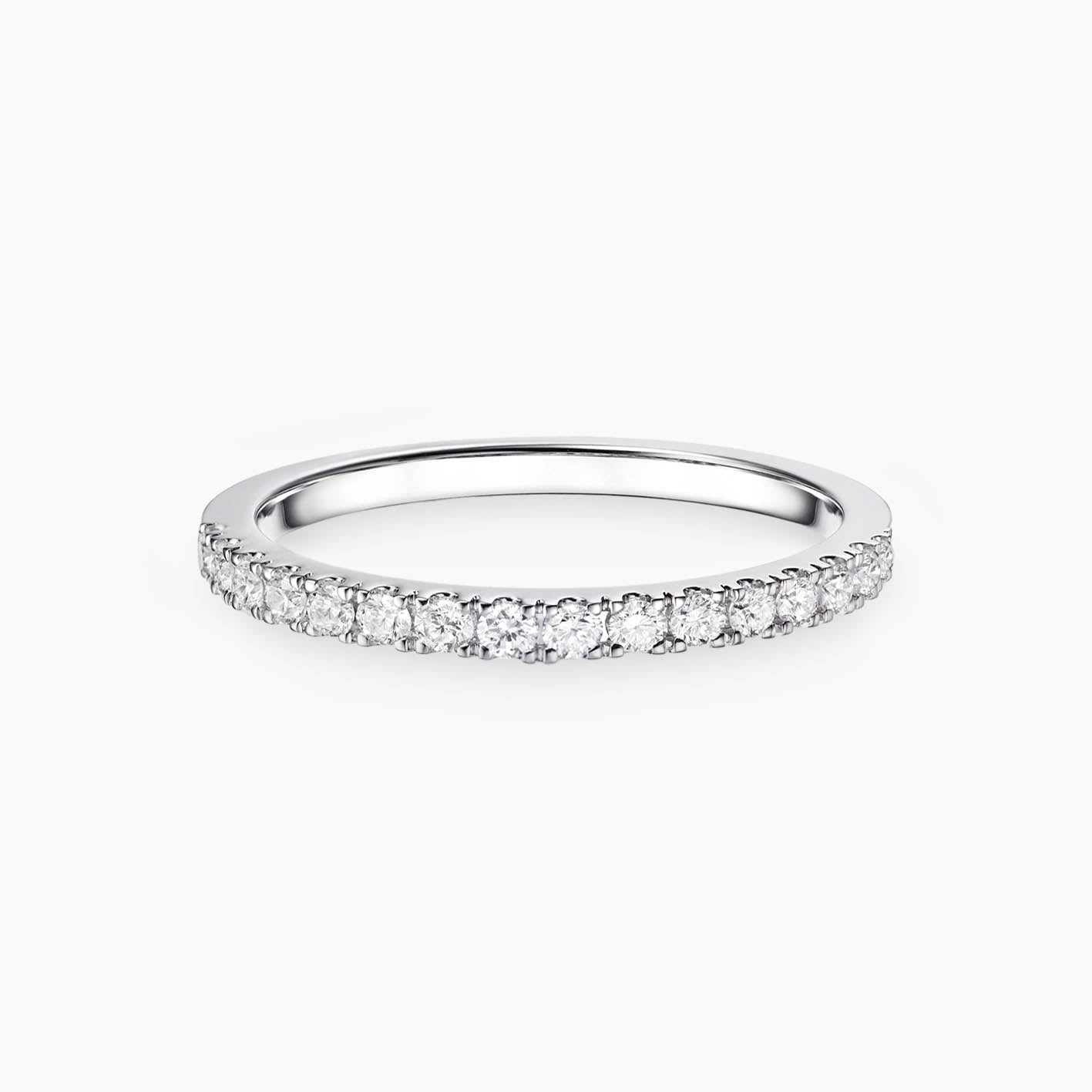 embrace 0.3ct half eternity ring 18k white gold