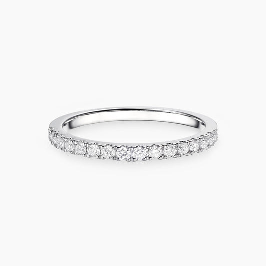 embrace 0.3ct half eternity ring 18k white gold