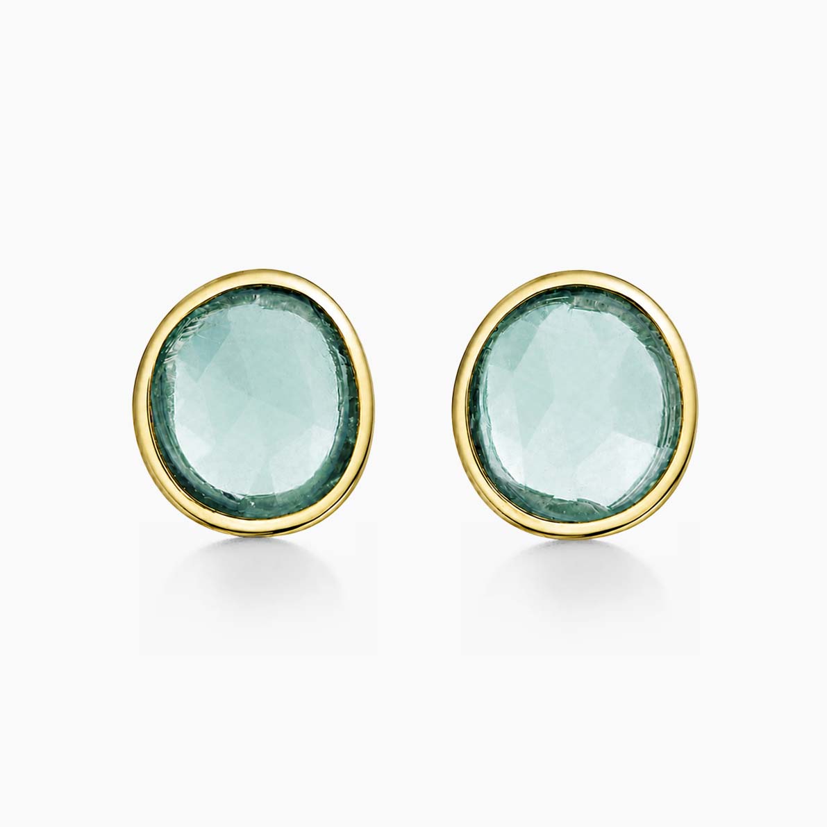love more green sapphire earrings in 18k gold