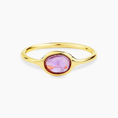 pink 056ct sapphire ring 18k gold