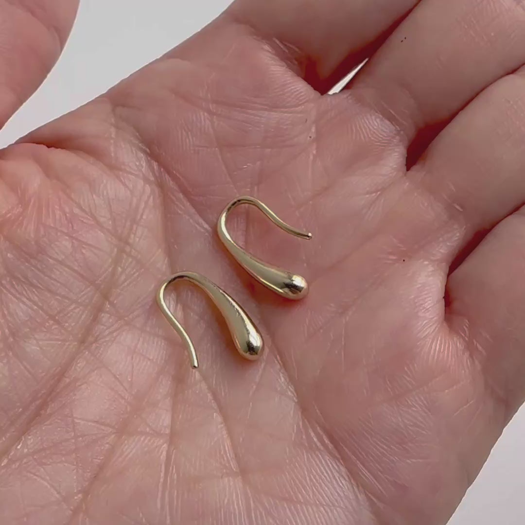 jullie drop earrings in 18k gold plated sterling silver video