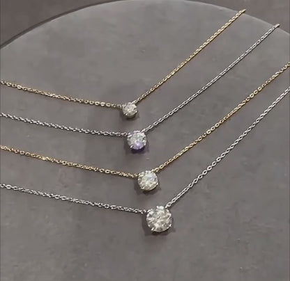 embrace 0.5ct diamond necklace in 18k gold video