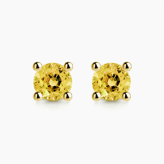 yellow tourmaline earrings 18k gold