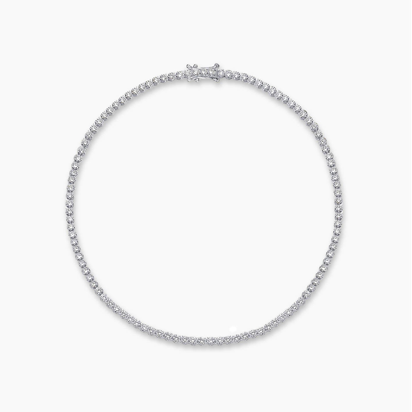 Disco 1.0ct Diamond Tennis Bracelet in 18K White Gold