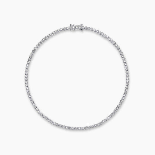 Disco 1.0ct Diamond Tennis Bracelet in 18K White Gold