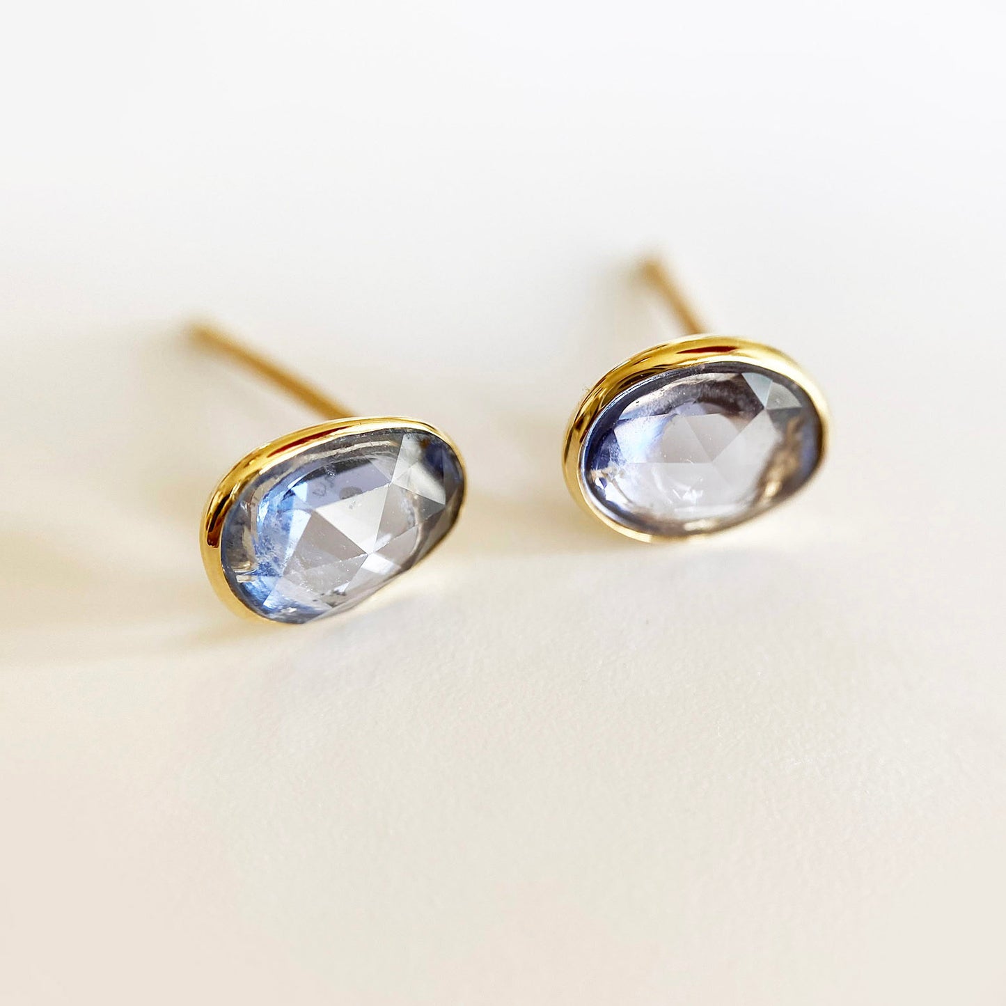 love more blue sapphire earrings 18k gold