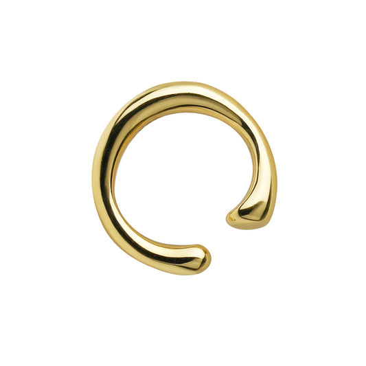 c cuff earrings 18k gold plated sterling silver