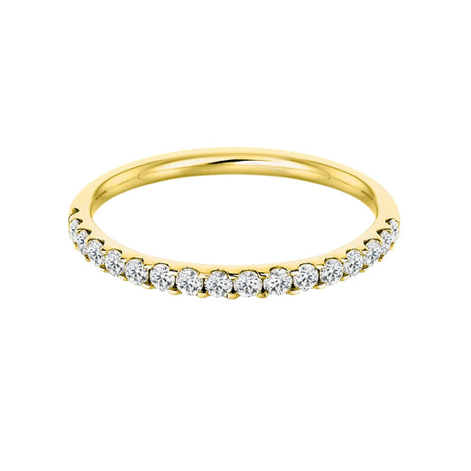 diamond half eternity ring 18k gold