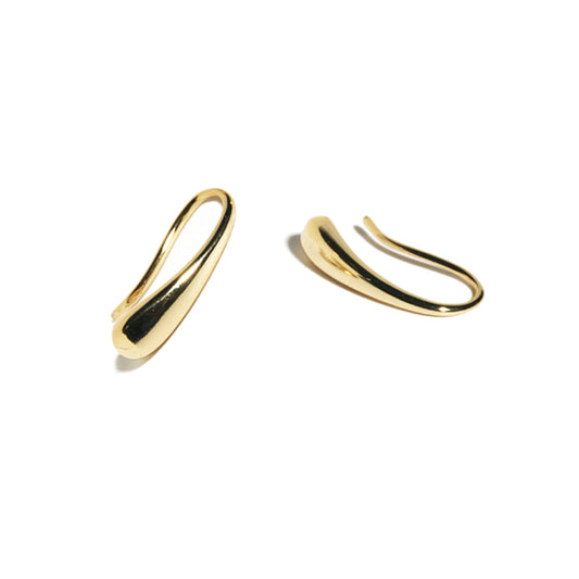 drop earrings 18k gold plated sterling silver