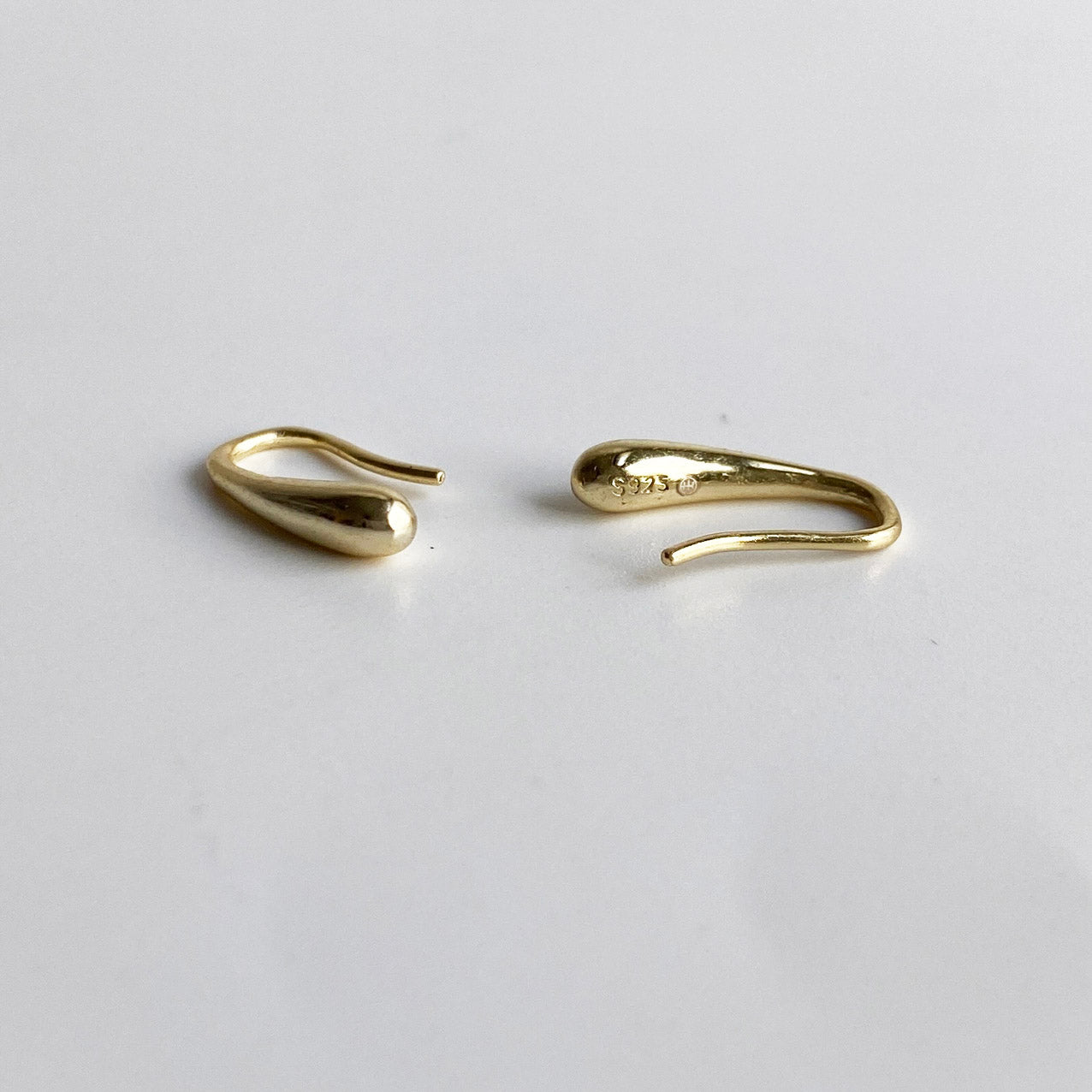 drop earrings 18k gold plated sterling silver