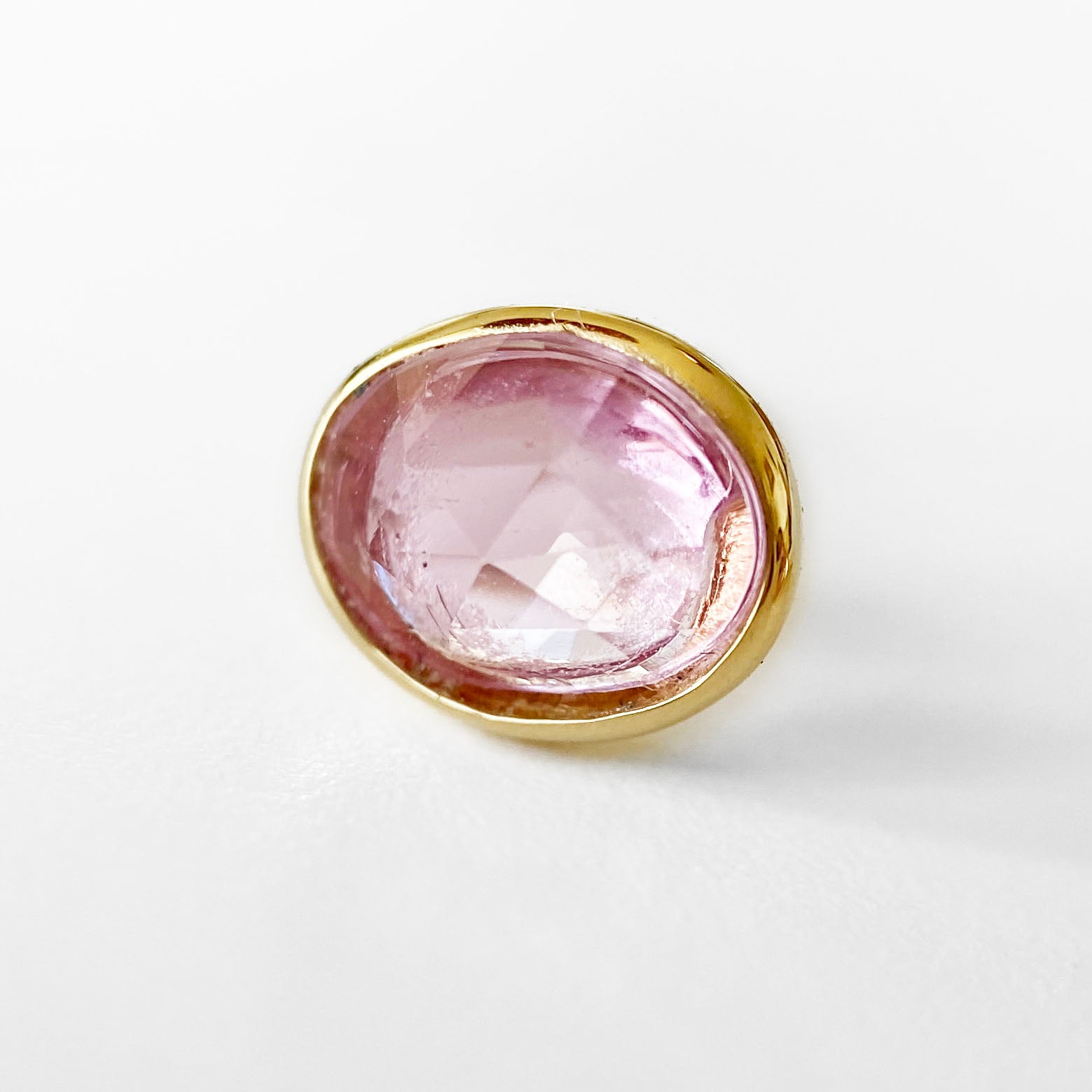 pink sapphire earrings 18k gold