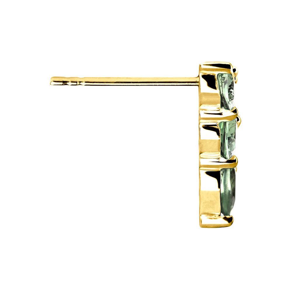 tourmaline 42ct earrings 18k gold